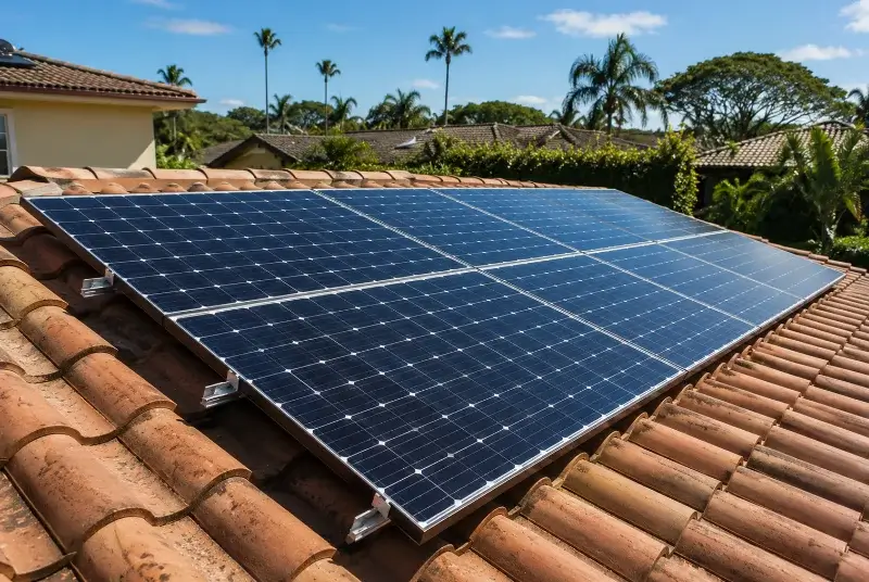 Installation de panneaux solaires à Massongy